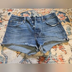 Levi's Classic Blue Jean Shorts